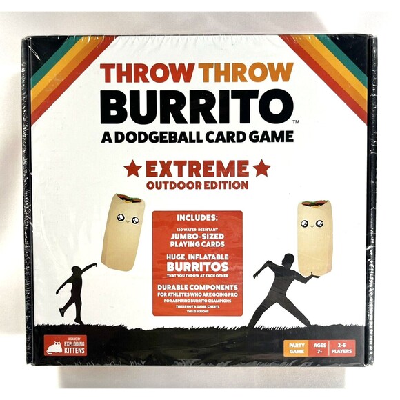 Throw Throw Burrito Game Extreme Outdoor Edition Brand New Factory Sealed - Picture 1 of 9